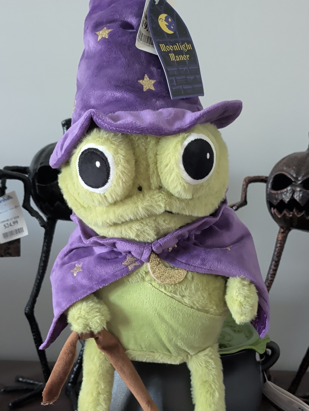 Moonlight Manor Wizard Frog Plush NWT